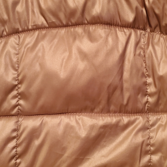 Calvin Klein Women's Mauve Puffer Collared Zip-up Vest Size Large - Picture 15 of 15